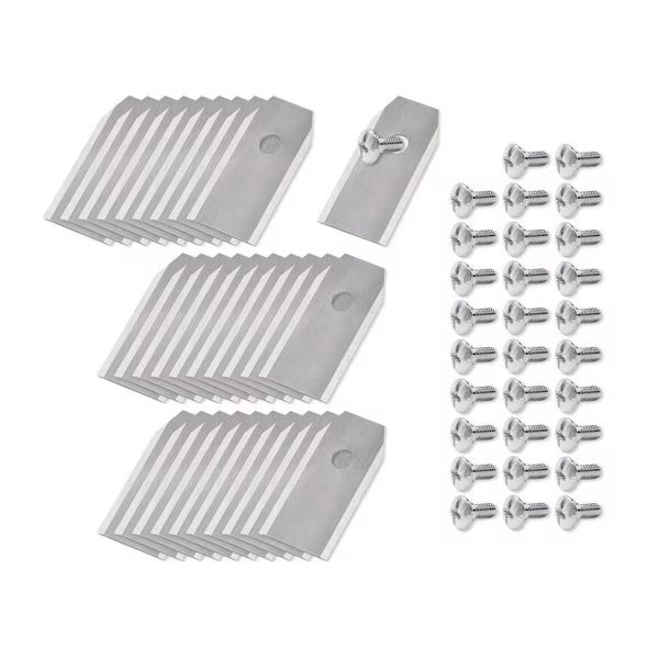 Robotic Lawn Mower Blades 30 Pack Husqvarna Automower Gardena Sileno McCulloch ROB Compatible, 30PK, T Terre, Mfr#: 43-HUS-1530-30