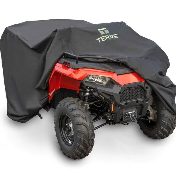 ATV Cover Waterproof Heavy Duty Fits Most Quads, Windproof Buckle Strapping, T Terre, Mfr#: 106005