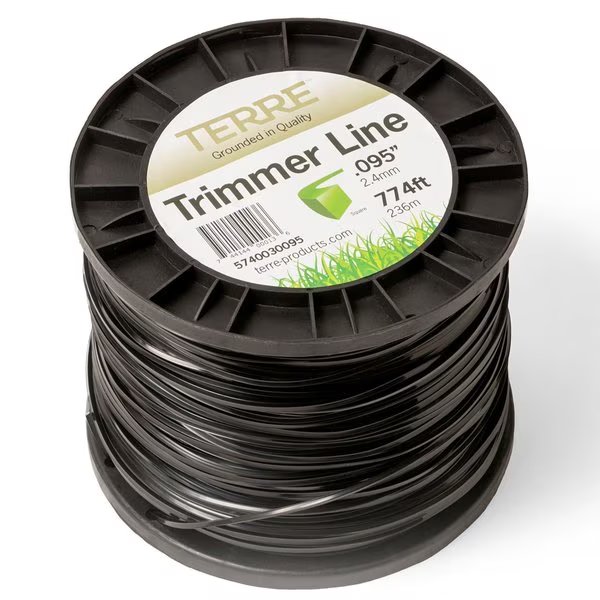Commercial Grade .095 Square Weed Eater Trimmer Line Spool Length 774 ft., T Terre, Mfr#: 5740030095