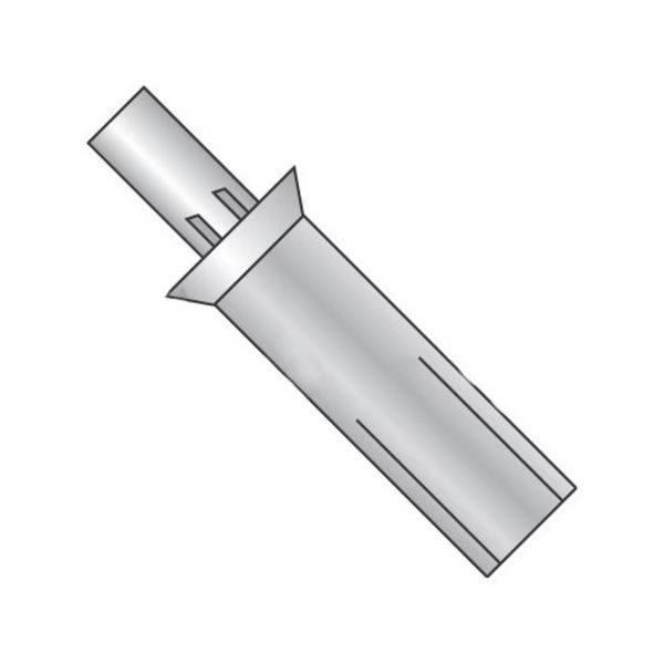 Drive Pin Rivets, Countersunk Head Head, 5/32" Dia., 1/2" L, Aluminum Body, 1000 PK, Newport Fasteners, Mfr#: 194933