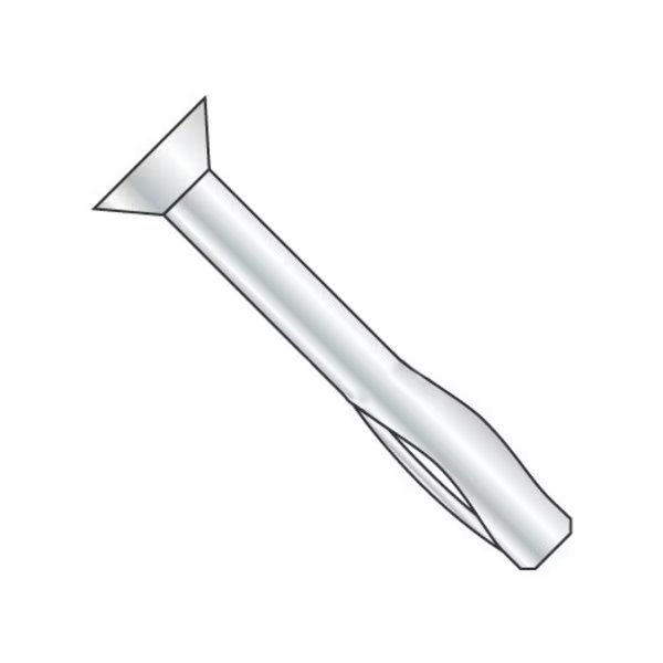 Tire Wire Pin Anchor, 1/4" Dia., 3-1/2" L, Alloy Steel Zinc Plated, 100 PK, Newport Fasteners, Mfr#: 992415