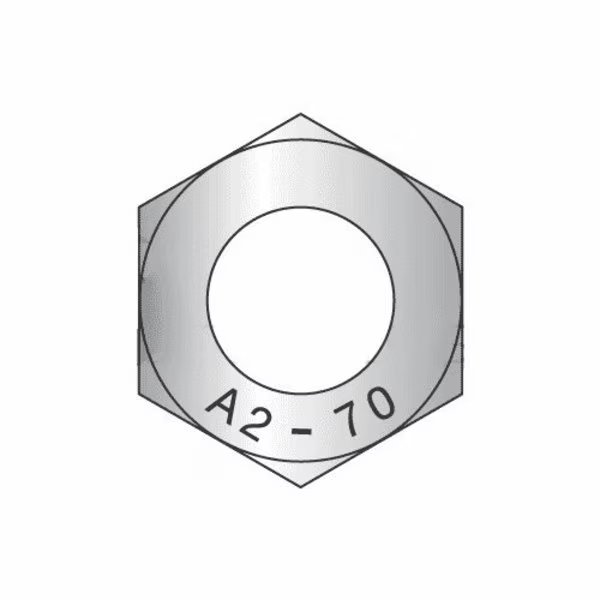 Hex Nut, M6-1.00, Stainless Steel, Not Graded, Plain, 5 mm Ht, 3000 PK, Newport Fasteners, Mfr#: 945861-BR-3000