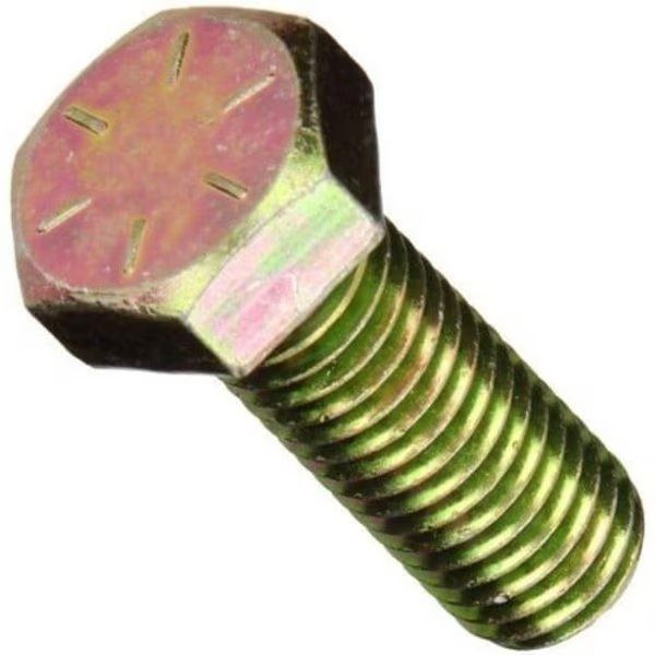 Grade 8, 5/16"-18 Hex Head Cap Screw, Zinc Yellow Steel, 1/2 in L, 1950 PK, Newport Fasteners, Mfr#: 807486-1950