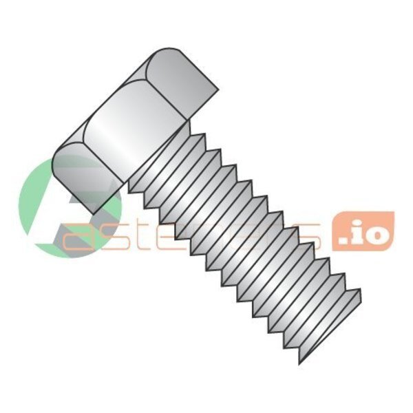 #8-32 x 5/8 in Slotted Hex Machine Screw, Plain 18-8 Stainless Steel, 4000 PK, Newport Fasteners, Mfr#: 840240