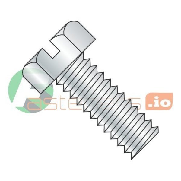 #10-24 x 2-1/4 in Slotted Hex Machine Screw, Zinc Plated Steel, 1000 PK, Newport Fasteners, Mfr#: 403393