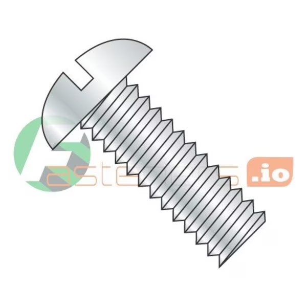 5/16"-18 x 7/8 in Slotted Round Machine Screw, Zinc Plated Steel, 1250 PK, Newport Fasteners, Mfr#: 821471