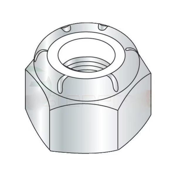 Nylon Insert Lock Nut, 5/8"-11, Steel, Zinc Plated, 500 PK, Newport Fasteners, Mfr#: NB305176B-500