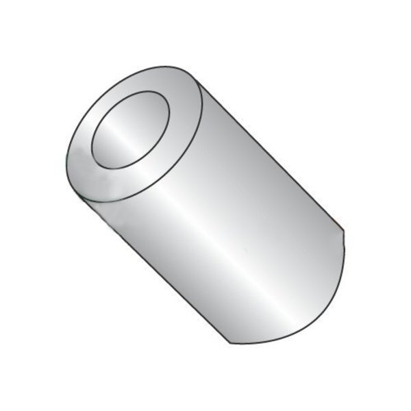 Round Spacer, #10 Screw Size, Plain Stainless Steel, 7/8 in Overall Lg, 0.192 in Inside Dia, Newport Fasteners, Mfr#: 132595