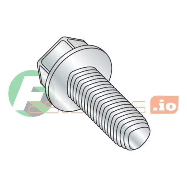 Thread Forming Screw, 1/4"-20 x 2 in, Zinc Plated Steel Hex Head Hex Drive, 1000 PK, Newport Fasteners, Mfr#: 888109