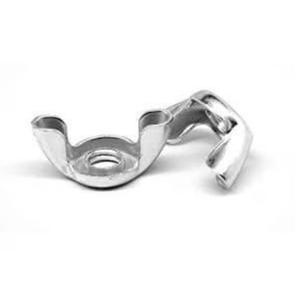 Wing Nut, 3/8"-16, Steel, Zinc Plated, 0.67 in Ht, 1.44 in Max Wing Span, 1200 PK, Newport Fasteners, Mfr#: 216251-BR-1200