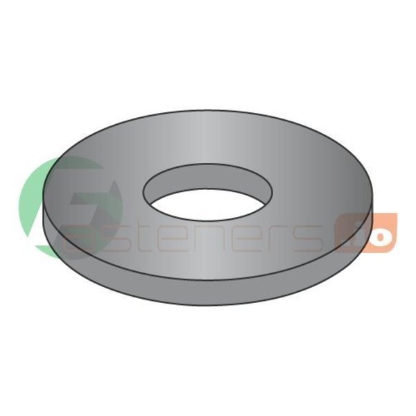 Fender Washer, Fits Bolt Size 1/4" , Steel Black Oxide Finish, 25 PK, Newport Fasteners, Mfr#: 410111