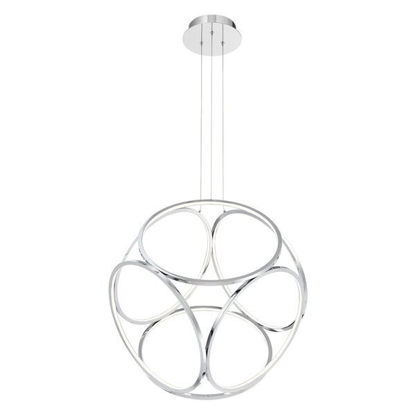 Raylan Contemporary LED Bathbar, 4-Light, 2200 Lumens, White/Chrome, Eurofase, Mfr#: 37102-012