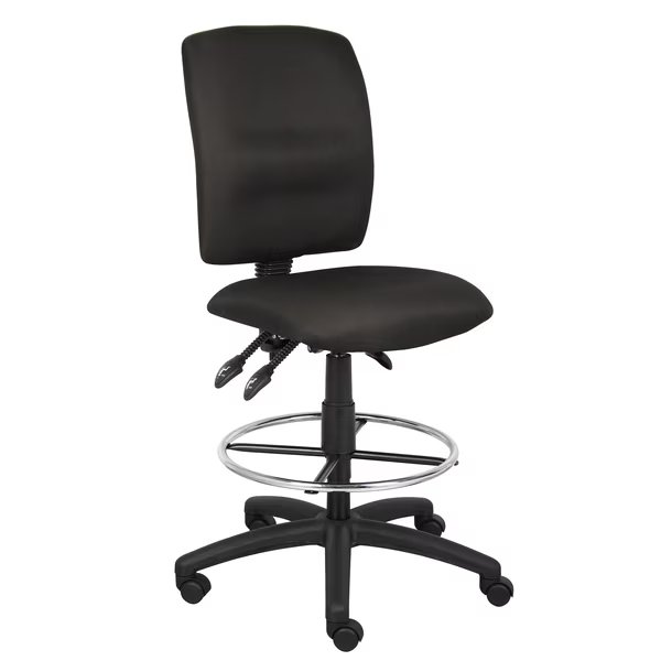 Multi-Function Fabric Drafting Stool, Boss, Mfr#: B1635-BK