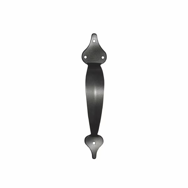 BLACK GALVANIZED STEEL GATE PULL HANDLE, Nuvo Iron, Mfr#: GHW10