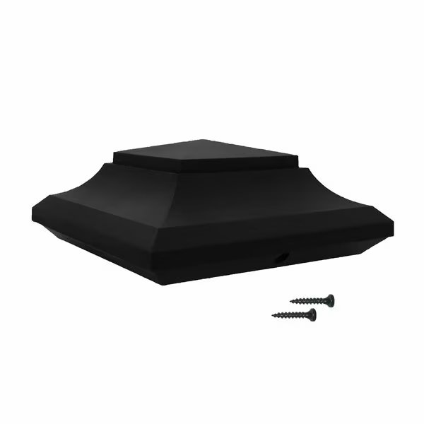 6 x 6 PLASTIC PYRAMID POST CAP, Nuvo Iron, Mfr#: SPC23