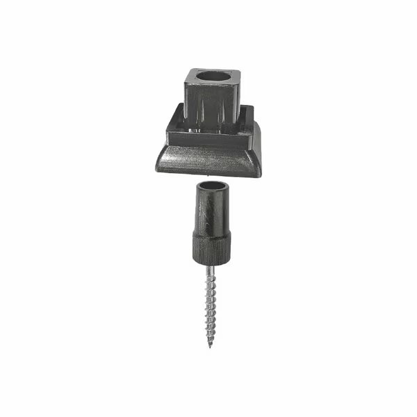 SURFACE MOUNT DECK RAIL CONNECTORS, 20PK, Nuvo Iron, Mfr#: SQMDRA