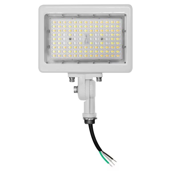 15W White LED Flood Light 3000K/4000K/5000K 3CCT IP65 Outdoor Waterproof Lighting, Knuckle Mount, Nuwatt, Mfr#: NW-SFL-90W-3CT-KN-WH