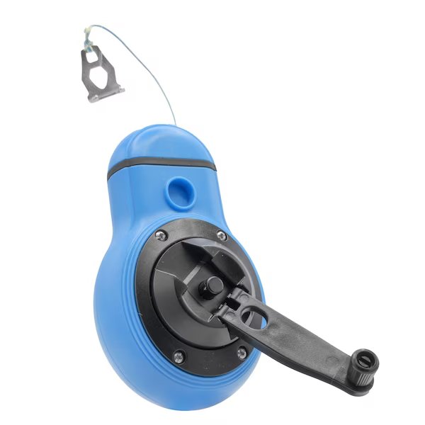 Compact Chalk Reel - 6x Gear with Kevlar Reinforced Line, Ox Tools, Mfr#: OX-P505730