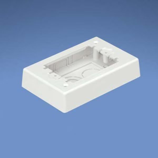 Single Gang Power Rated 2-Piece Extensio, Panduit, Mfr#: JBP1EIW