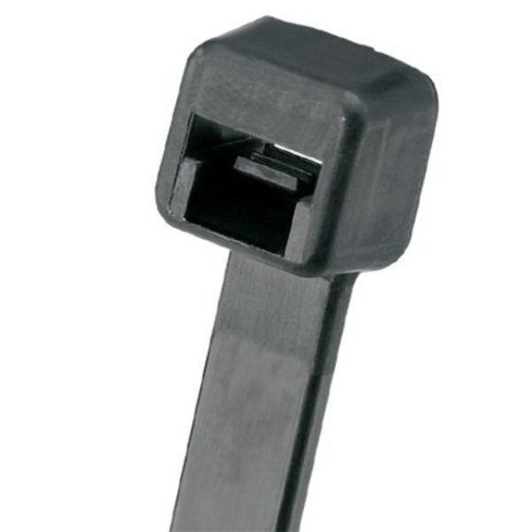 11-13/32" L, 5/16" W, Black Plastic Cable Tie, Package quantity: 250, Panduit, Mfr#: PLT3H-TL0