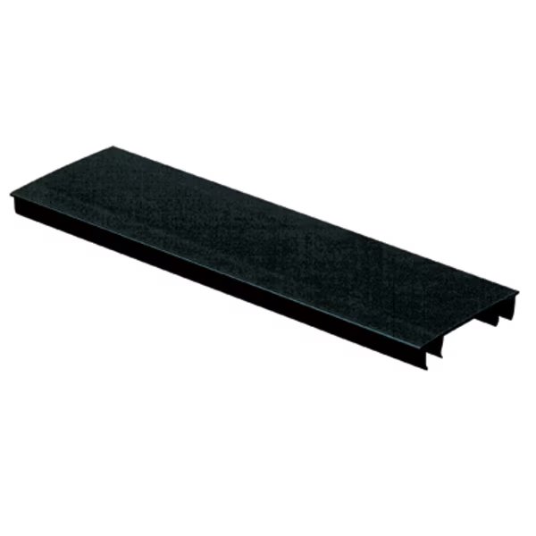 Hinged Duct Cover, Black, 3" x 1' (6-Pack) W, Panduit, Mfr#: HC3BL6