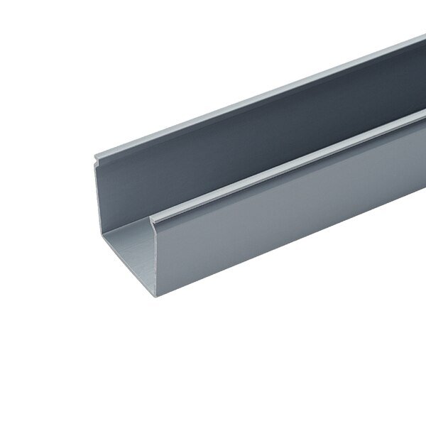 Base Wiring Duct, Type FS, Solid Wall, Light Gray, " x 1" x 1' (6-Pack), Panduit, Mfr#: FS3X1LG6