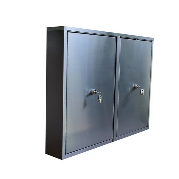 TWIN NARCOTIC CABINET 15"H x 22"W x 4"D, Omnimed, Mfr#: 181801