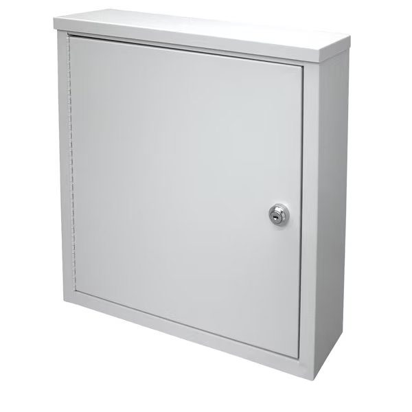Single Door Extra Wide Wall Storage Cabinet With Key Lock in Light Gra, Omnimed, Mfr#: 291611-LG