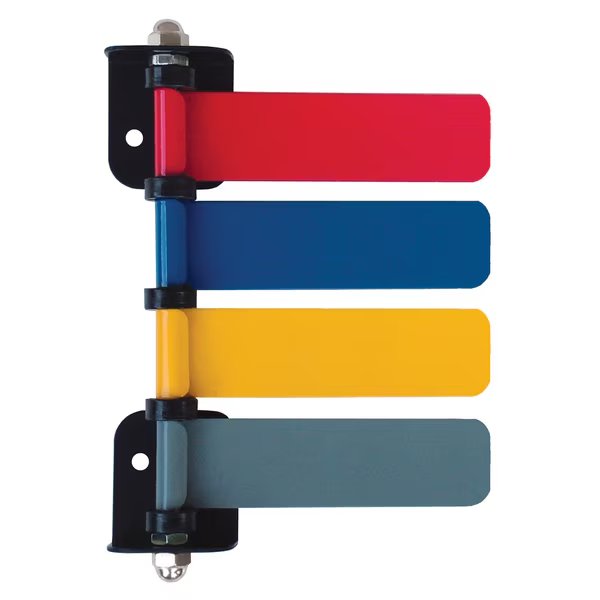 Room ID Flag System, 4" Std 4 Color Set (Quickly & Clearly Alert Staff, Omnimed, Mfr#: 291834