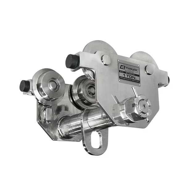 1 Ton Stainless Steel Push Beam Trolley, Oz Lifting Products, Mfr#: OZSS1PBT