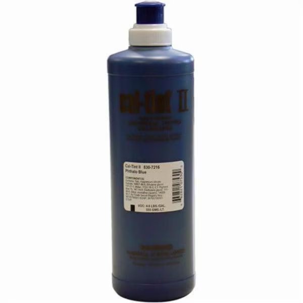 16 Oz 830-7216 Phthalo Blue Cal-Tint II Universal Colorant, Cal-Tint Ii, Mfr#: 830-7216