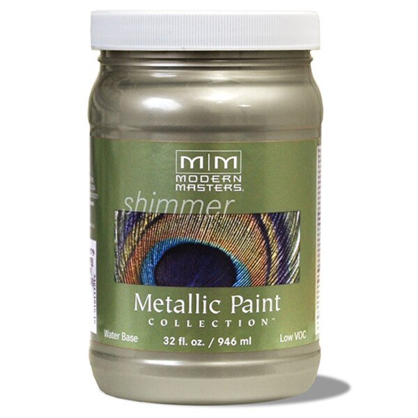1 Qt Modern Masters ME206 Champagne WB Decorative Metallic Paint, Modern Masters, Mfr#: ME206