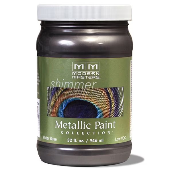 1 Qt Modern Masters ME243 Smoke Water-Based Decorative Metallic Paint, Modern Masters, Mfr#: ME243