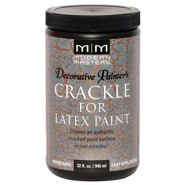 1 Qt Modern Masters DP601 Black Decorative Painter's WB Crackle, Modern Masters, Mfr#: DP601