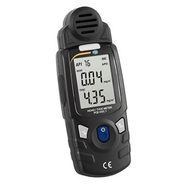 VOC Gas Detector, TVOC Range: 0.00 to 9.99 ppm, Pce Instruments, Mfr#: PCE-VOC 1