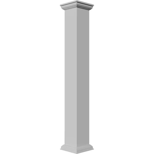 5"W x 5"D x 48"H Newel Post Kit for Concrete or Masonry Application, Ekena Millwork, Mfr#: ECPKITC