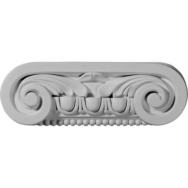 9 1/2"W x 3 1/8"H x 2 1/4"D Southampton Capital (Fits Pilasters up to 6 1/4"W x 3/8"D), Ekena Millwork, Mfr#: CAP09X03X02SO