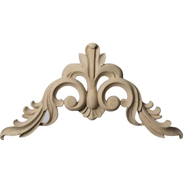 8"W x 8"H x 3/4"D Medium Monique Corner, Maple, Ekena Millwork, Mfr#: ONL08X08X00MOMA