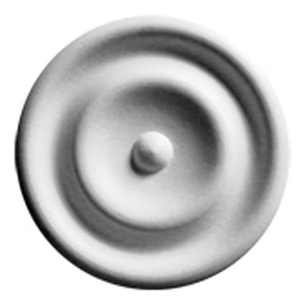 4 1/2"OD x 3/4"P Traditional Round Rosette, Ekena Millwork, Mfr#: ROS04X01TR