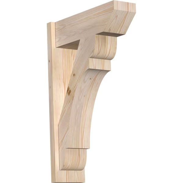 Olympic Slat Smooth Outlooker, Douglas Fir, 7 1/2"W x 22"D x 34"H, Ekena Millwork, Mfr#: OUT08X22X34OLY06SDF