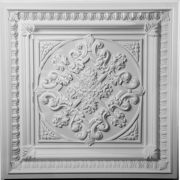 24"W x 24"H x 2 3/8"P Edwards Ceiling Tile, Ekena Millwork, Mfr#: CT24X24ED