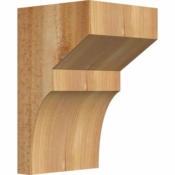 Monterey Rough Sawn Corbel, Western Red Cedar, 6"W x 6"D x 10"H, Ekena Millwork, Mfr#: COR06X06X10MON00RWR