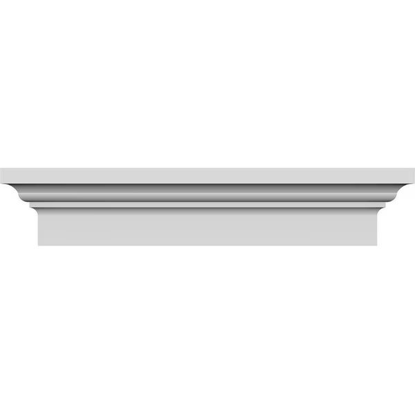 45" Bottom Width x 49 3/8" Top Width x 5"H x 1 7/8"P Stratford Crosshead, Ekena Millwork, Mfr#: CRH05X45ST