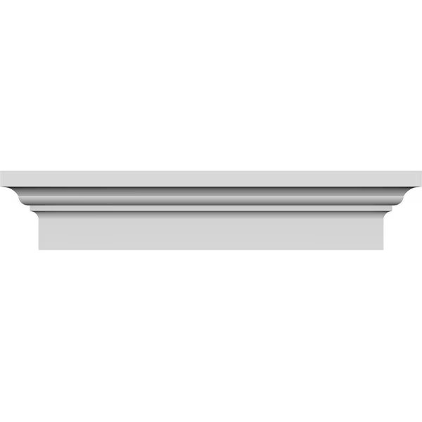 71" Bottom Width x 75 3/8" Top Width x 5"H x 1 7/8"P Stratford Crosshead, Ekena Millwork, Mfr#: CRH05X71ST