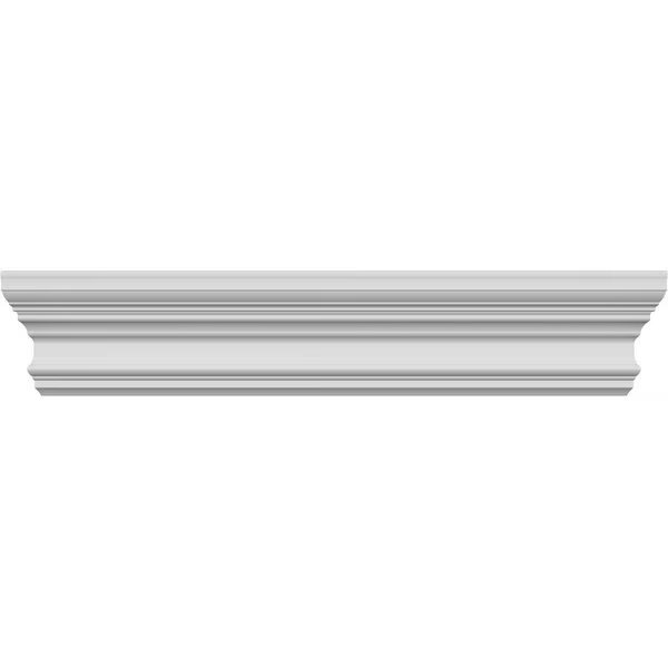 95" Bottom Width x 98 1/4" Top Width x 5 1/2"H x 1/2"P Seville Crosshead, Ekena Millwork, Mfr#: CRH05X95SE