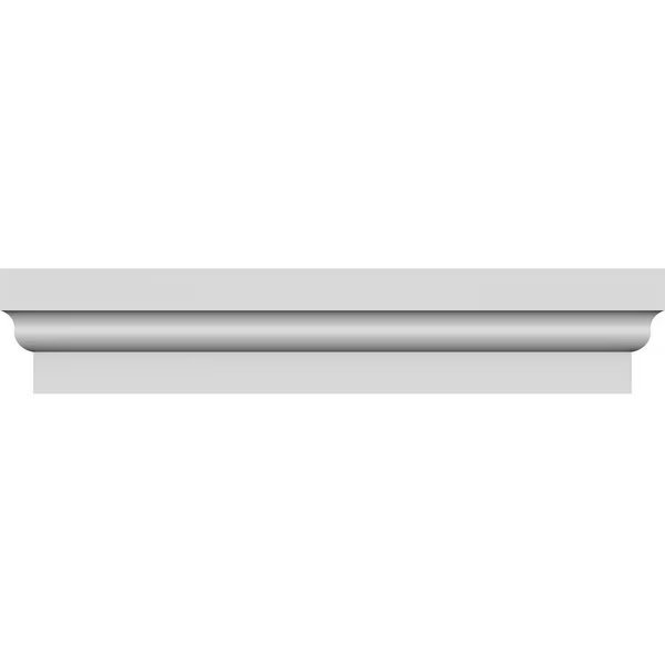 167" Bottom Width x 169 1/2" Top Width x 5 1/2"H x 1 3/4"P Stockton Crosshead, Ekena Millwork, Mfr#: CRH06X167ST