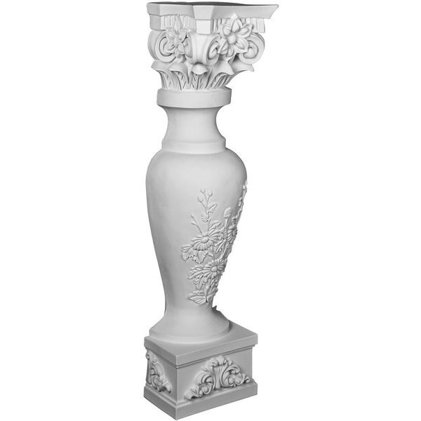 10 1/4"W x 8 1/4"D x 39 3/8"H Floral Surround, Ekena Millwork, Mfr#: SUR39X10X08FL