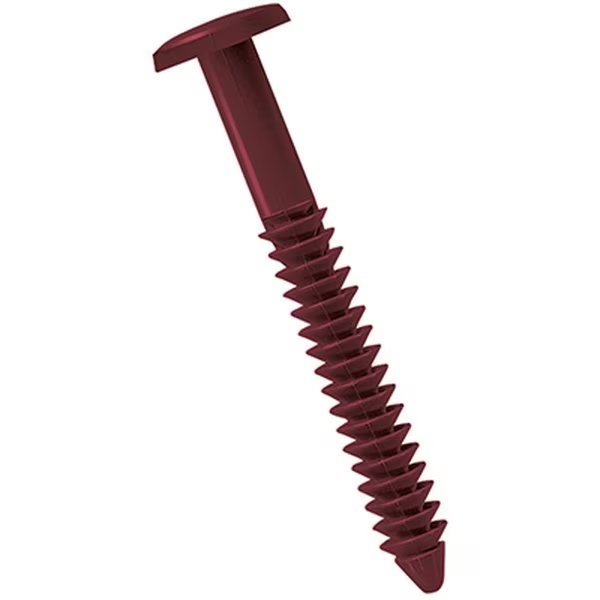 3" Lifetime Vinyl Shutter-Lok's, Wineberry (12/Bag), Ekena Millwork, Mfr#: LVSL0012WN