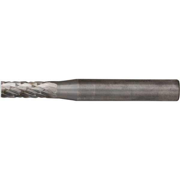 Carbide Bur - Cylind. (Plain End), DBL Cut - 3/16" x 5/8" x 1/4" Shank - SA-14, Pferd, Mfr#: 24022