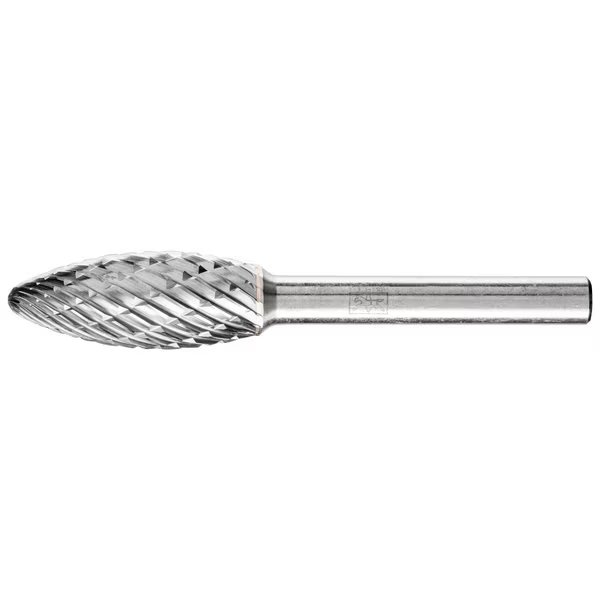 Carbide Bur - Flame, OMNI cut - 1/2" x 5/4" x 1/4" Shank - SH-5, Pferd, Mfr#: 28004